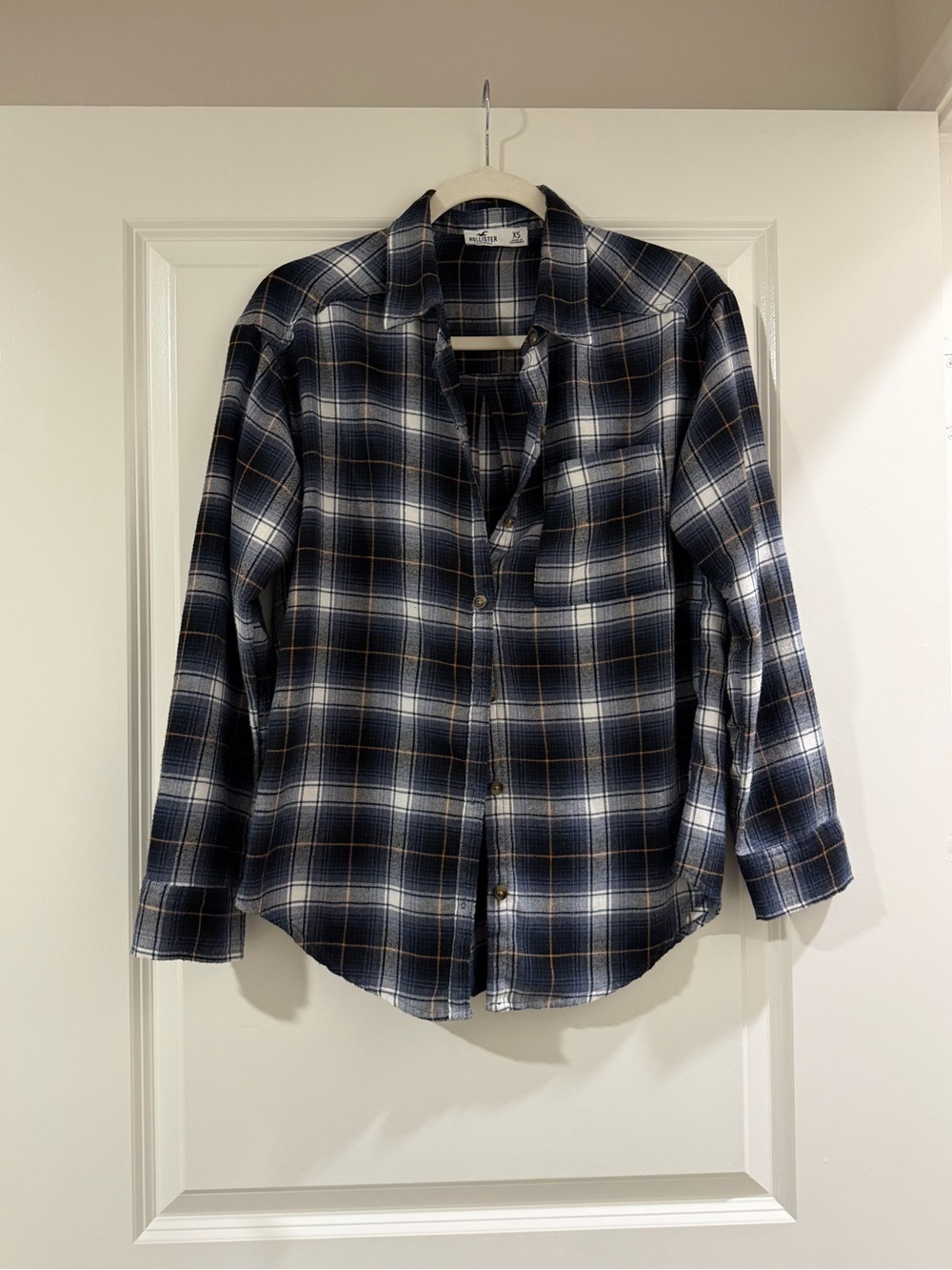 Hollister Black/Blue Flannel